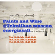 Paints and Wine @ Tekniikan museon energiasali