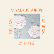 Neljän kerran maalauskurssi - Keskiviikkoisin 21.1.-11.2.2026