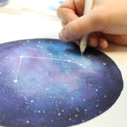 Paints and Galaxies with watercolors 2024
